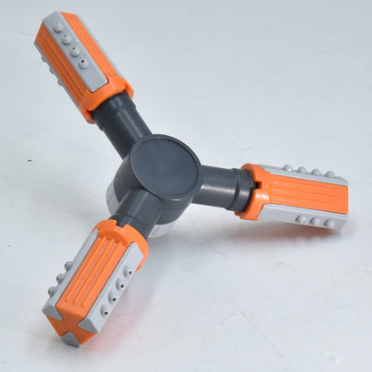 Adjustable 360° 3-Arm Rotating Sprinkler – Automatic Watering Nozzle for Lawn, Garden & Agricultural Irrigation