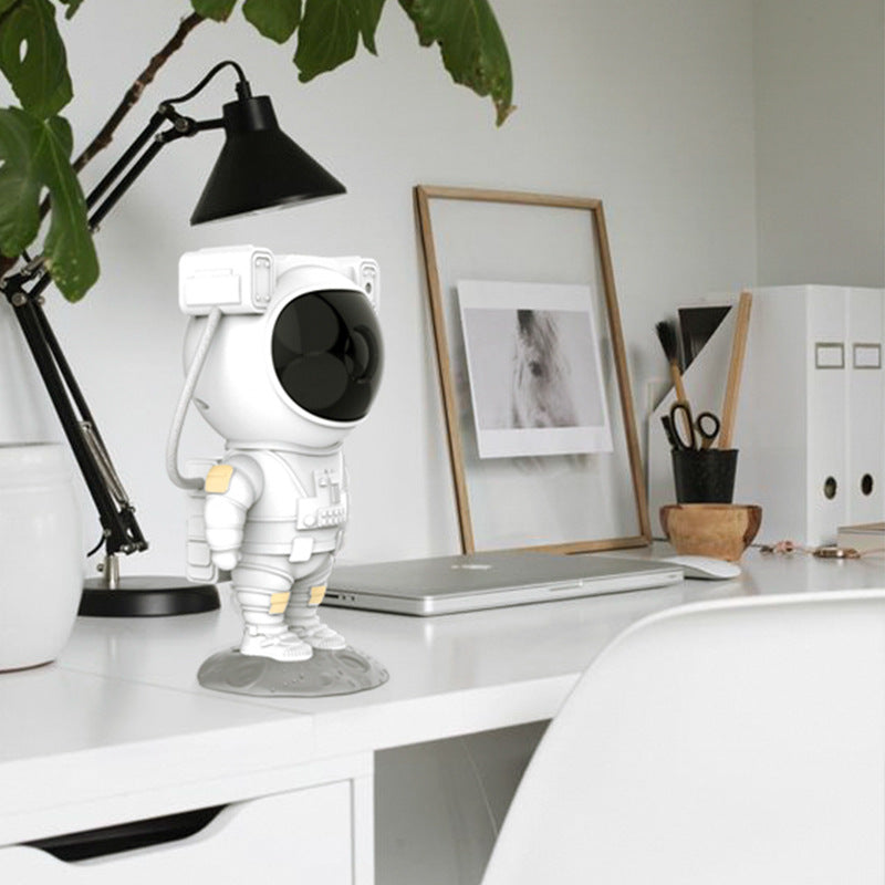 The Cosmic Astronaut Galaxy Projector USB , Atmospher Bedroom Table Lamp