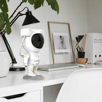 The Cosmic Astronaut Galaxy Projector USB , Atmospher Bedroom Table Lamp