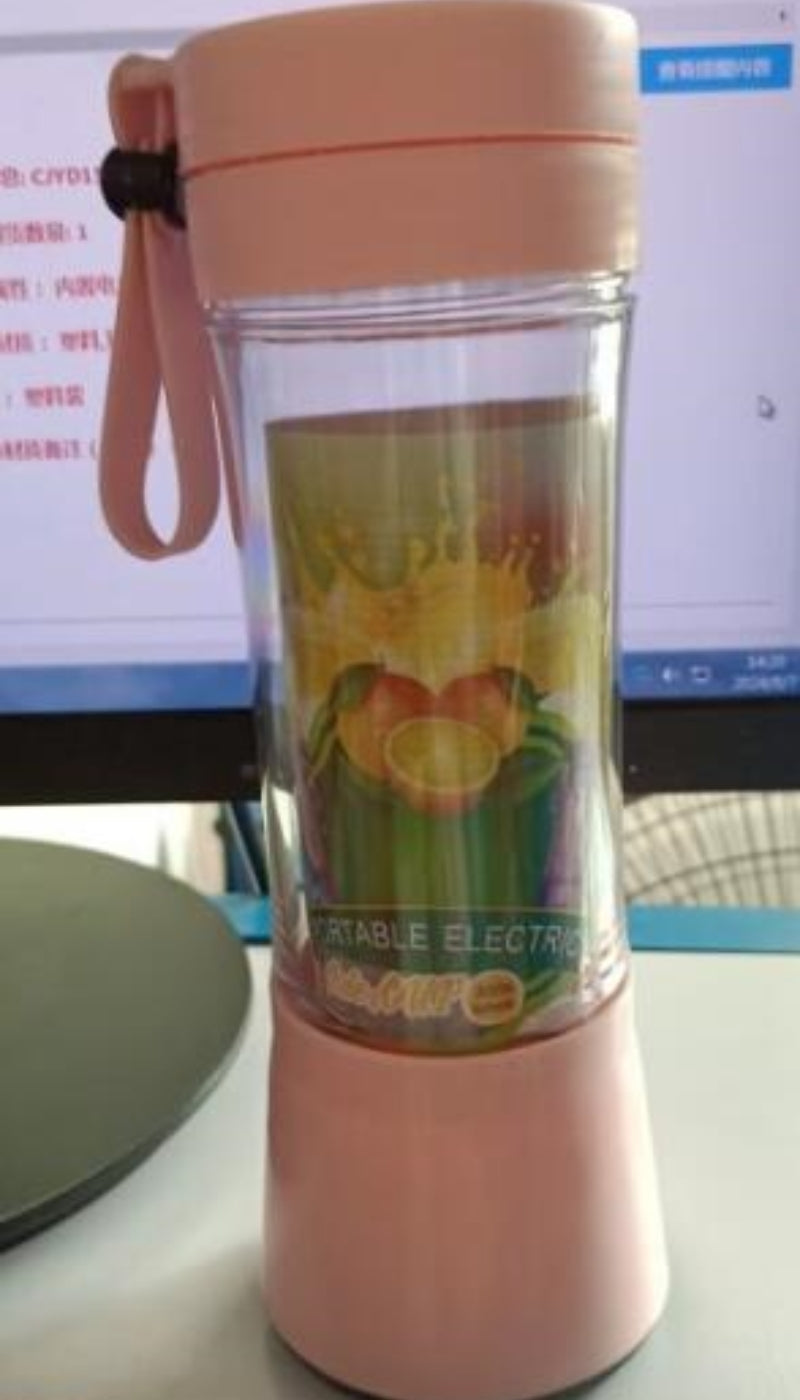 Portable USB Rechargeable Mini Blender & Juicer for Home Kitchen – Simple Electric Fruit Mixer