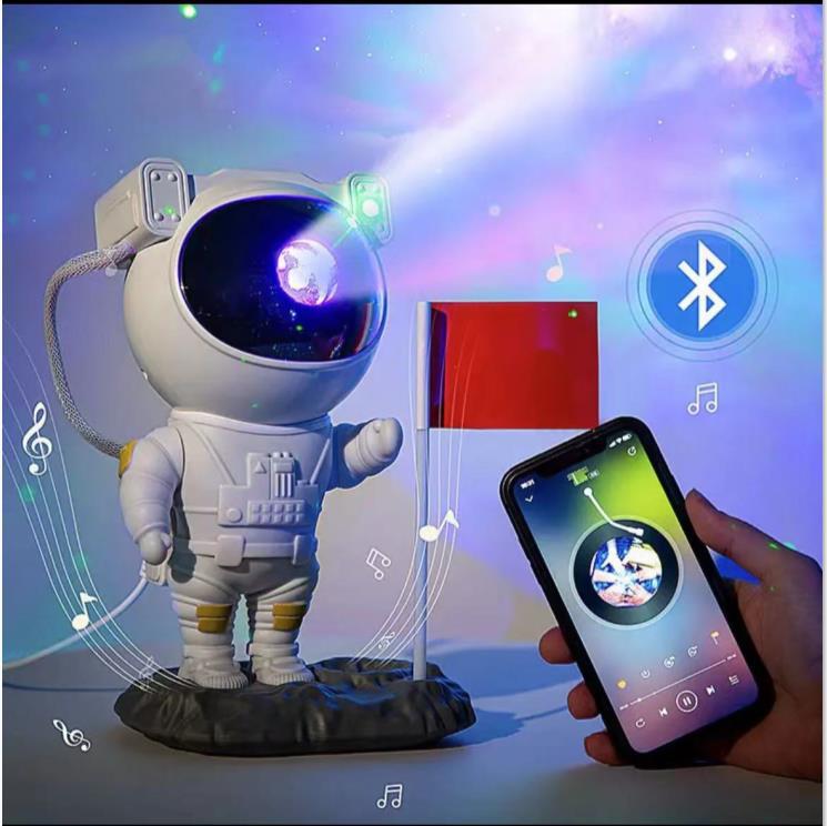 The Cosmic Astronaut Galaxy Projector USB , Atmospher Bedroom Table Lamp