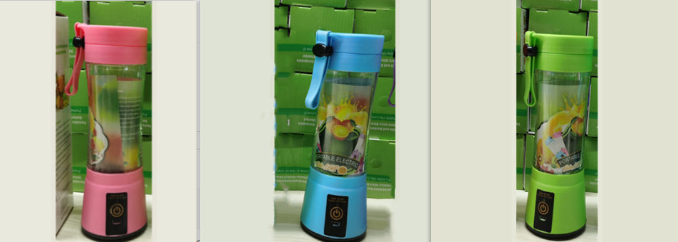 Portable USB Rechargeable Mini Blender & Juicer for Home Kitchen – Simple Electric Fruit Mixer