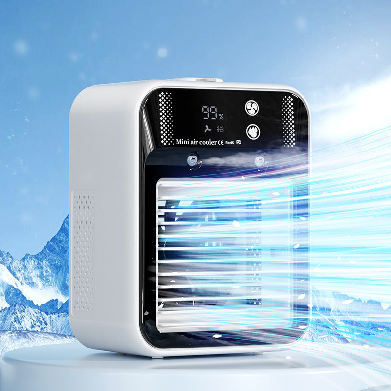 Portable Water Cooling Air Conditioner Fan for Room, Office, and Car