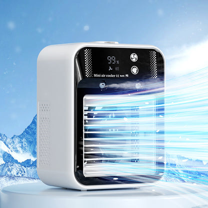 Portable Water Cooling Air Conditioner Fan for Room, Office, and Car