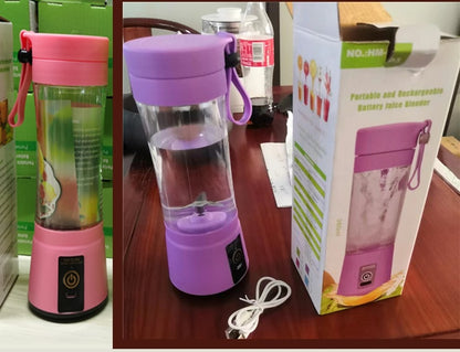 Portable USB Rechargeable Mini Blender & Juicer for Home Kitchen – Simple Electric Fruit Mixer