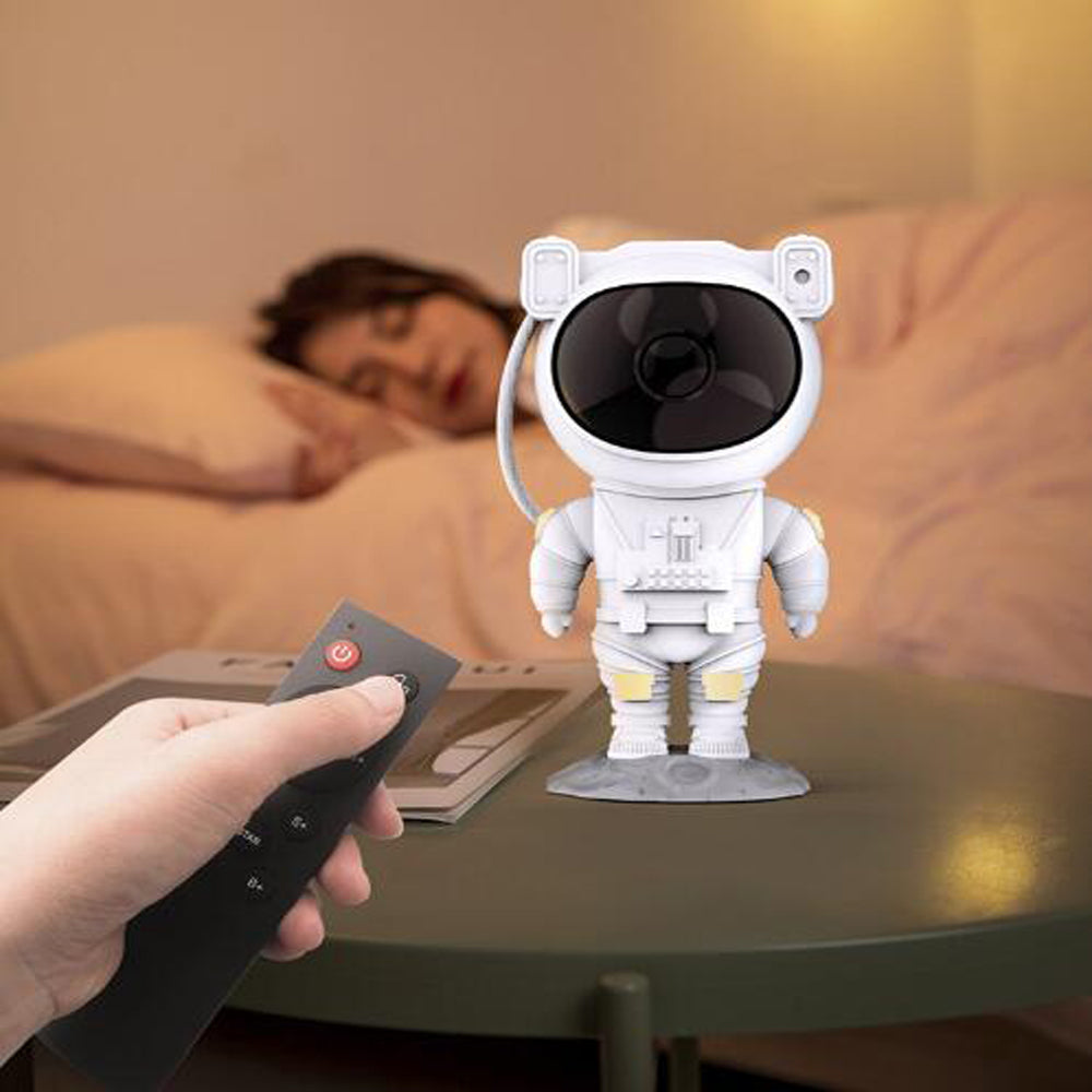 The Cosmic Astronaut Galaxy Projector USB , Atmospher Bedroom Table Lamp