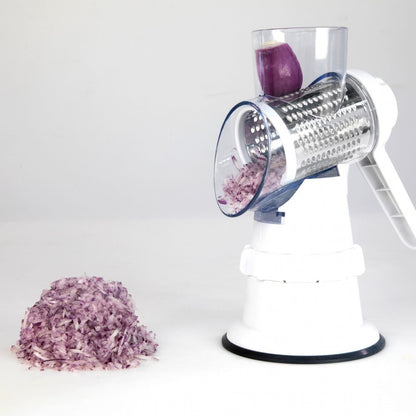 3-in-1 Manual Vegetable Slicer – Mandoline, Grater, Chopper & Shredder for Potatoes & Vegetables | Home Kitchen Gadget