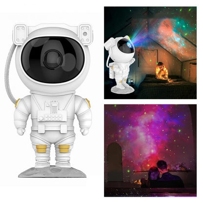 The Cosmic Astronaut Galaxy Projector USB , Atmospher Bedroom Table Lamp