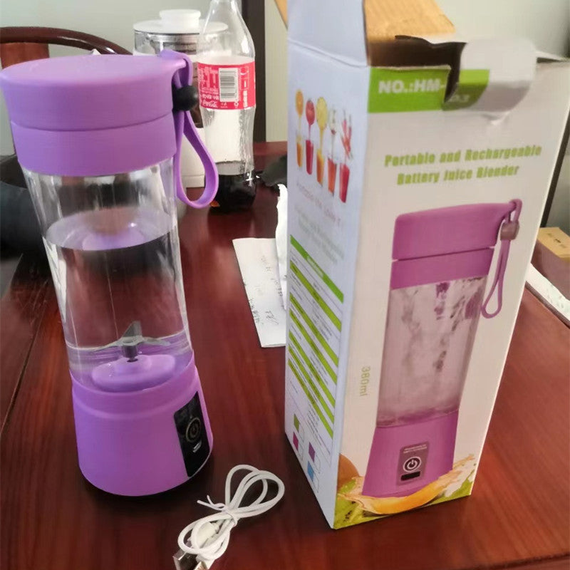 Portable USB Rechargeable Mini Blender & Juicer for Home Kitchen – Simple Electric Fruit Mixer