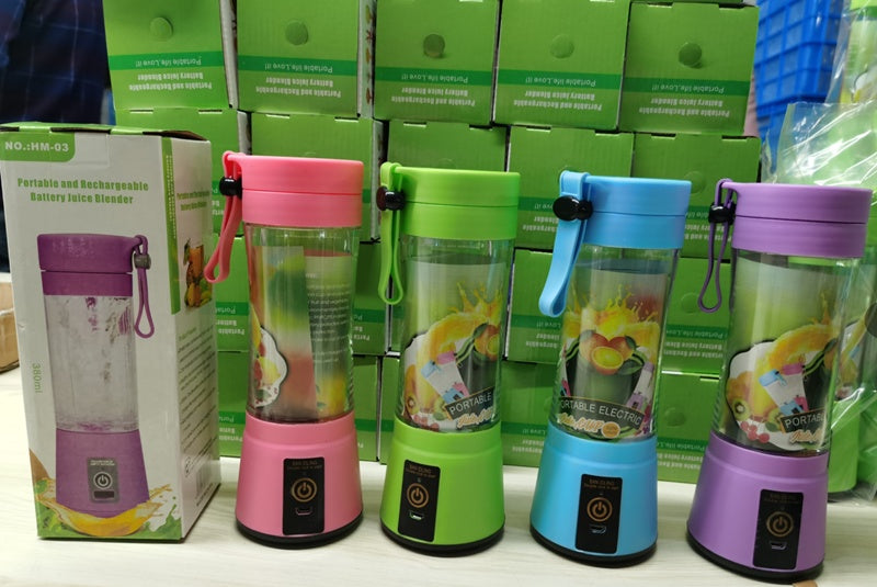 Portable USB Rechargeable Mini Blender & Juicer for Home Kitchen – Simple Electric Fruit Mixer