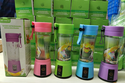Portable USB Rechargeable Mini Blender & Juicer for Home Kitchen – Simple Electric Fruit Mixer